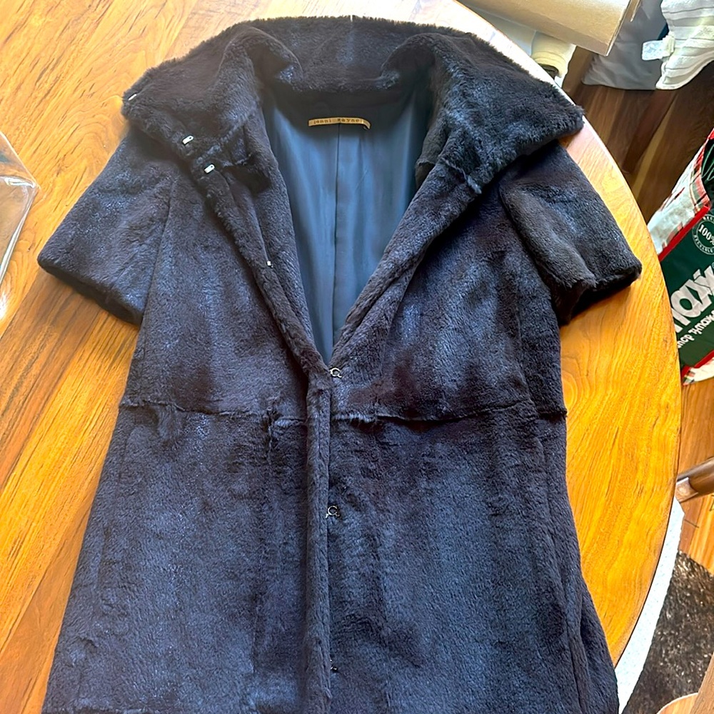 Jenni Kayne Rabbit Fur Lady Coat
